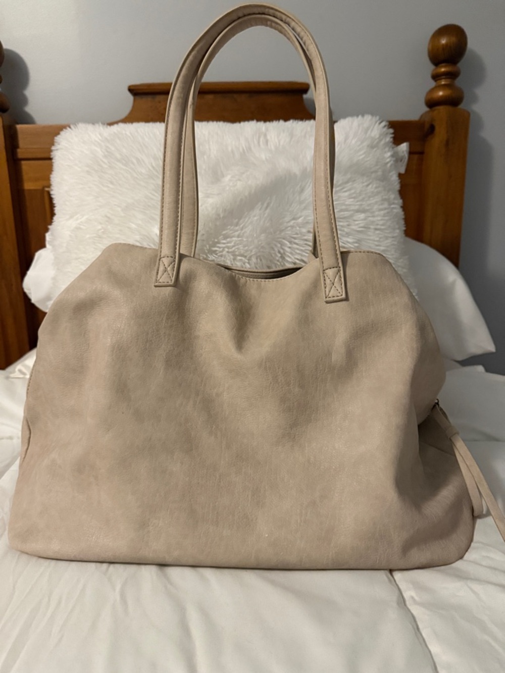 Antik Kraft Stone Boho Bag with Double Shoulder Straps